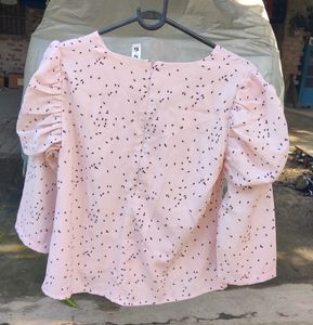 Light Pink Formal And Informal Top.