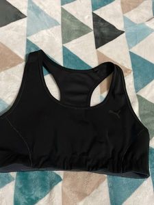 Puma Black Sports Bra
