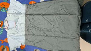 Silk Blend Short Kurta