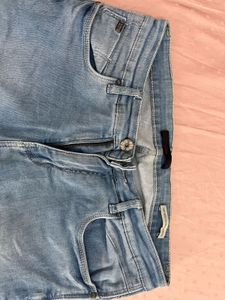 Light Blue Denim Jeans, Length - 34 inch