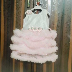 Adorable Pink Ruffled Dress