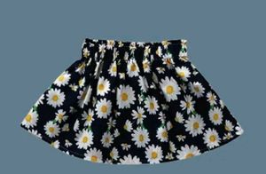 Cute Daisy Print Crop Top &amp; Skirt Set for babies