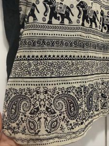 Bohemian Elephant Print top