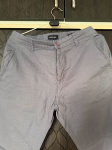Men's Grey Casual Pants