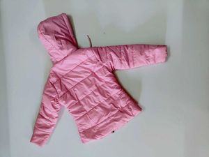 Girls Pink Puffer Winter Jacket of Age 4-7