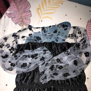 Korean Net Tops For Women