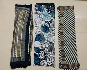 Set of 3 Beautiful Sarees combo