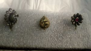 Set Of 3 Nose Pins