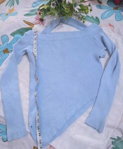 Cutout Shoulder Long Sleeve Top