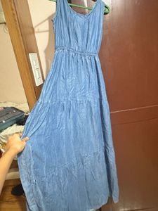 Denim Maxi Dress