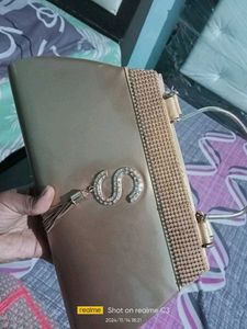 Golden Colour Bridal Purse