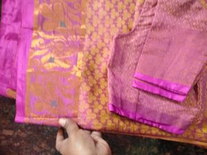 Saree With Blouse It Is Beautiful