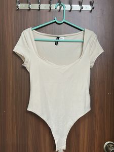 H&M beige bodysuit