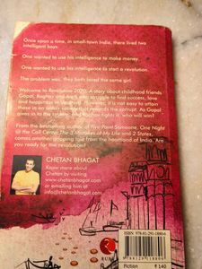 Revolution 2020 by Chetan Bhagat