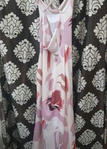 Elegant Floral Print Maxi Dress
