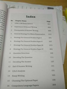 the answer writing manual for civil services
