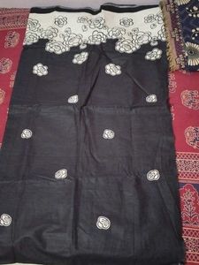 Black Printed duppta