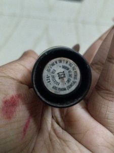 Black Lipstick Tube with Face Design