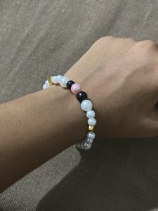 Cute Pearl &amp; Heart Bracelet