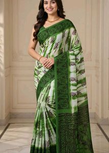 Tie and dye Pure Cotton saree