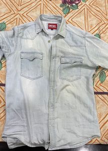Men's Light Blue Denim Shirt