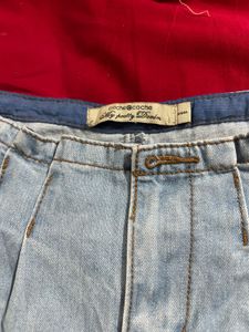 Light Wash Denim Shorts