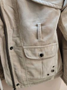 Women's Beige Corduroy Jacket