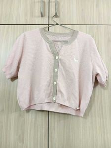 Cute Pink Knit Cardigan