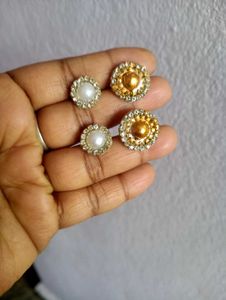 Sparkling Stud Earring Set