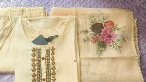 Elegant Embroidered Kurta Set with Dupatta