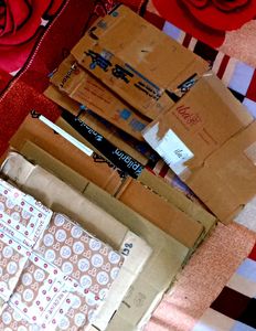 🌺15Cardboard Box &amp; 5 Xpress bees Shipping Labels