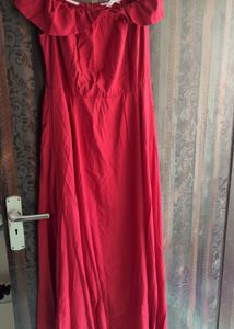 Off-Shoulder Gown Dress