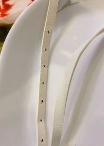 Cute White Bow Belt