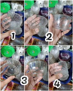 Clear Plastic Storage Containers Set of 6