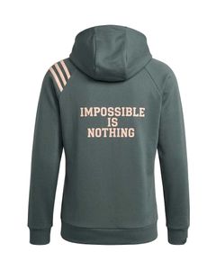 Adidas Grey &amp; Pink Zip-Up Hoodie