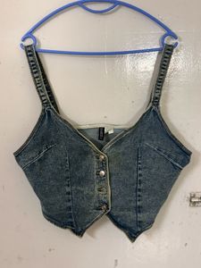 H&M denim top