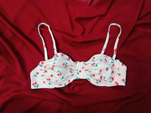 🇳🇿💫🎀Cute Cherry Print Bikini Top
