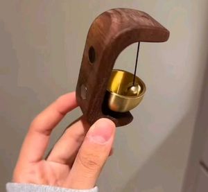 Magnetic Wooden Door , No Drill Hanging Bell Decor