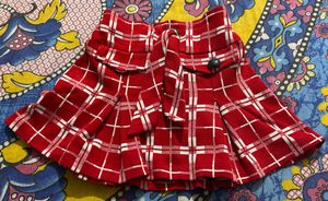 Red Plaid Skirt