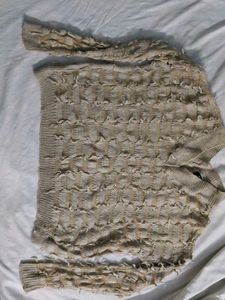 Unique Textured Knit Sweater