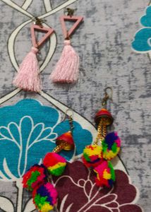 Funky Tassel Drop Earrings