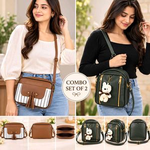 Women's Handbag Combo Set of 2