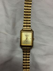 Sonata Gold Tone Watch
