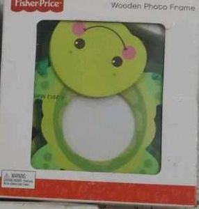 Fisher-Price Wooden Frog Photo Frame