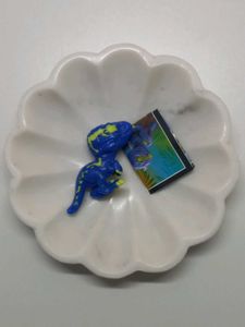 Blue Velociraptor Figure Kinder Joy Toy