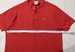 Lacoste Men's Red Polo Shirt