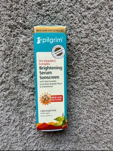 Pilgrim Brightening Serum Sunscreen SPF 50+