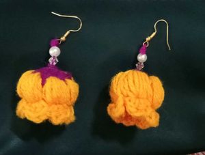 🔆 Flower Earrings 🌱