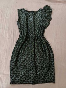 Chic Ruffle Sleeve Mini Dress