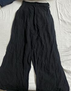 Black Wide Leg Trousers